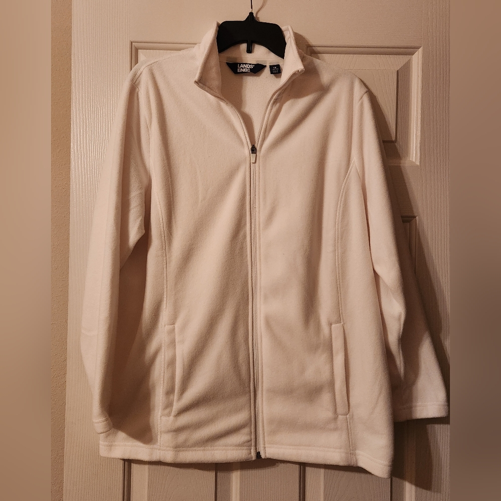 Women's Lands End Fleece Zip-up Jacket (New without tags) Size 1X